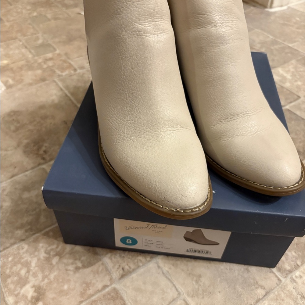 White Ankle Boots